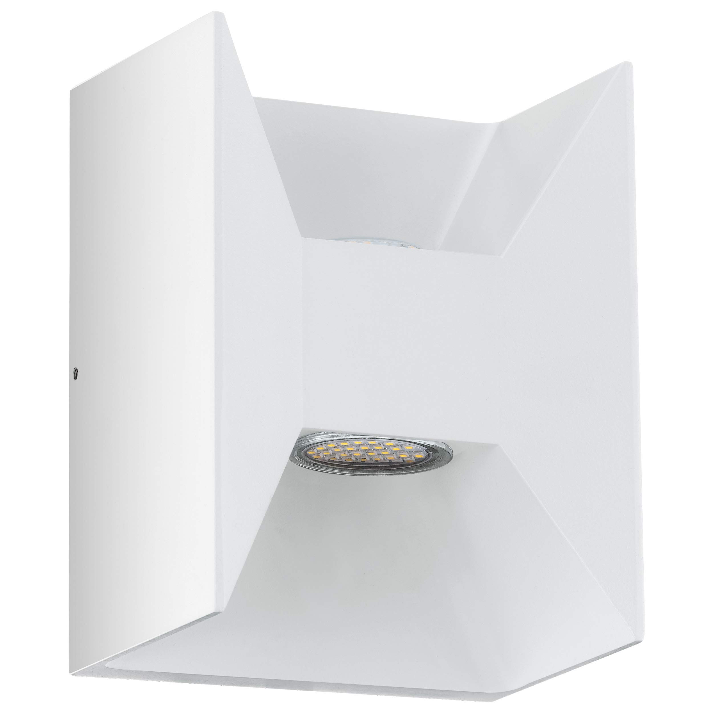 EGLO LED lámpara de pared exterior Morino, lámpara exterior de 2 luces