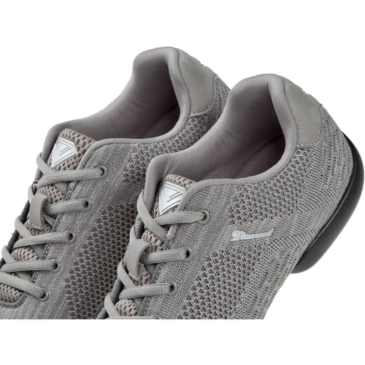 Diamant Unisex Split-Sole Dance Sneakers Tune Light Gray - Mesh Hellgrau - Geteilte Sohle - Einlegesohle herausnehmbar