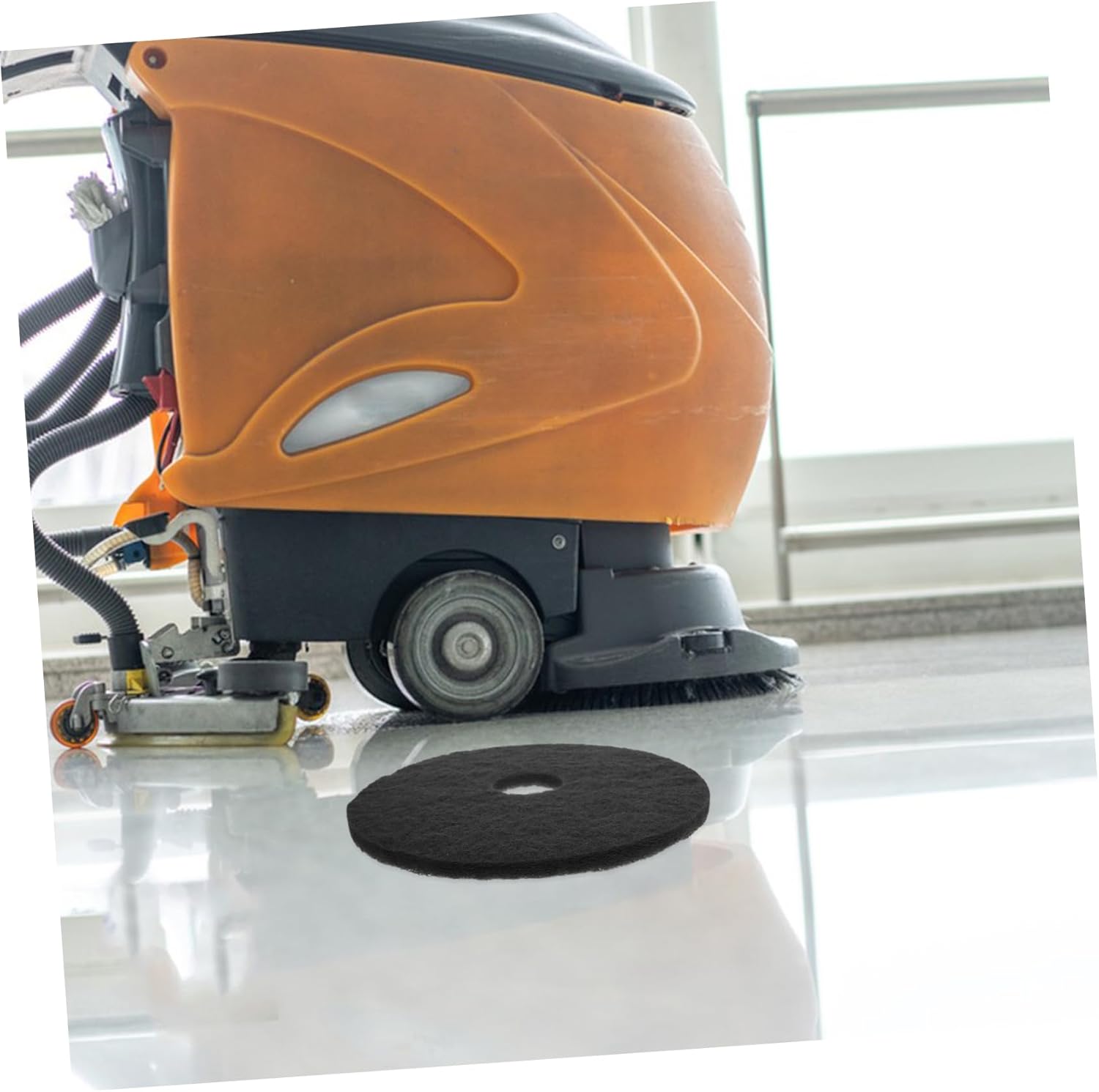 Floor Polishing Pad Replaceable Cleaning Pad for Floor Compatible Hardwood Tile and Marble Materials for Easy and Versatile Use