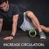 Vista 4 de American Lifetime Rodillo de espuma vibratoria, vibración eléctrica recargable de alta intensidad de 17 pulgadas, 4 velocidades, masaje de tejido