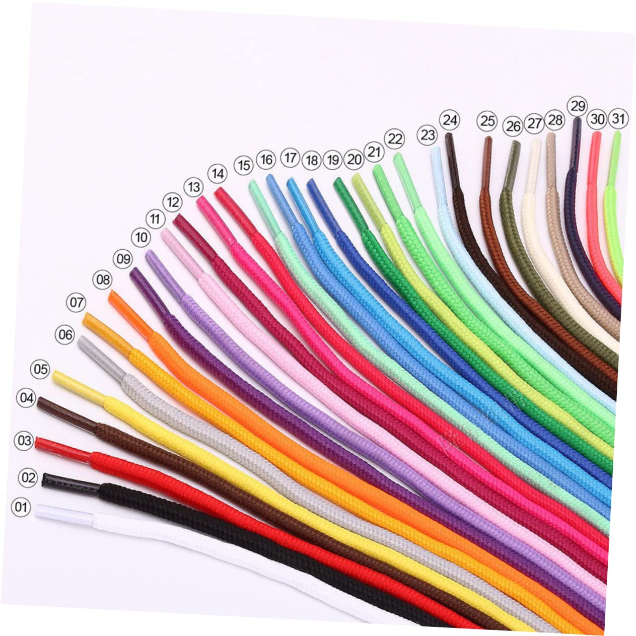SHERCHPRY Cordones Deportivos Cordones Elásticos Para Zapatos Cordones De Zapatos Negros Delgados Cordones De Zapatos Redondos Zapatilla De Deporte Zapatos Atléticos De Encaje
