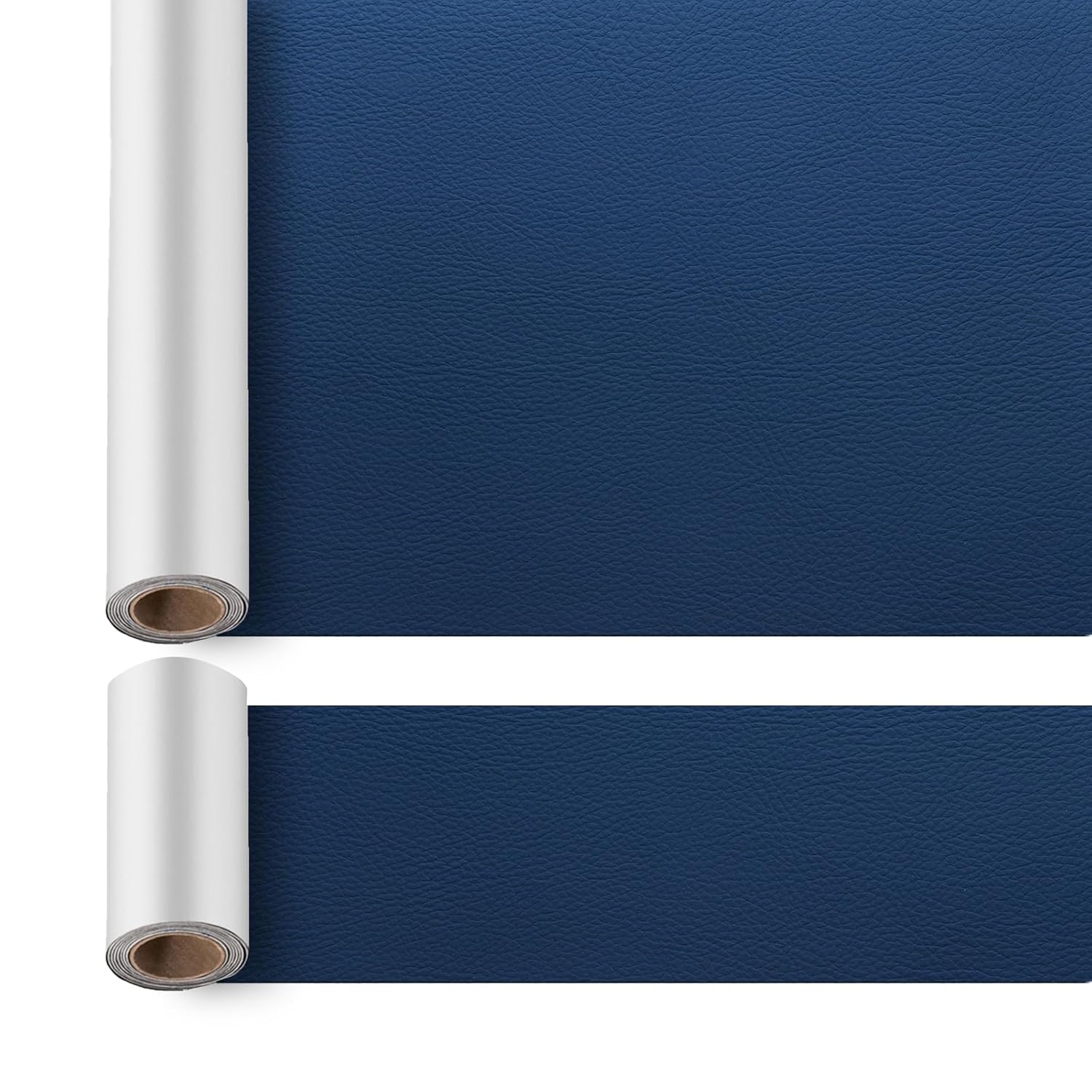 ILOFRI Self Adhesive Leather Repair Tape 3x60'' Bundle with 17x60'' Large Leather Repair Patch for Couches, Furniture, Car Seat, Boat Seat, Sofa, Vinyl Upholstery - White Beige