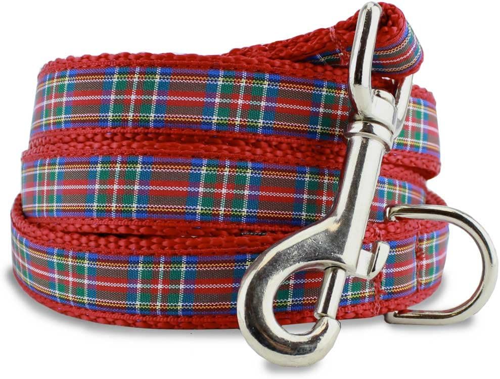 Scottish Plaid Dog Leash, 5 Ft Long, 1" Wide