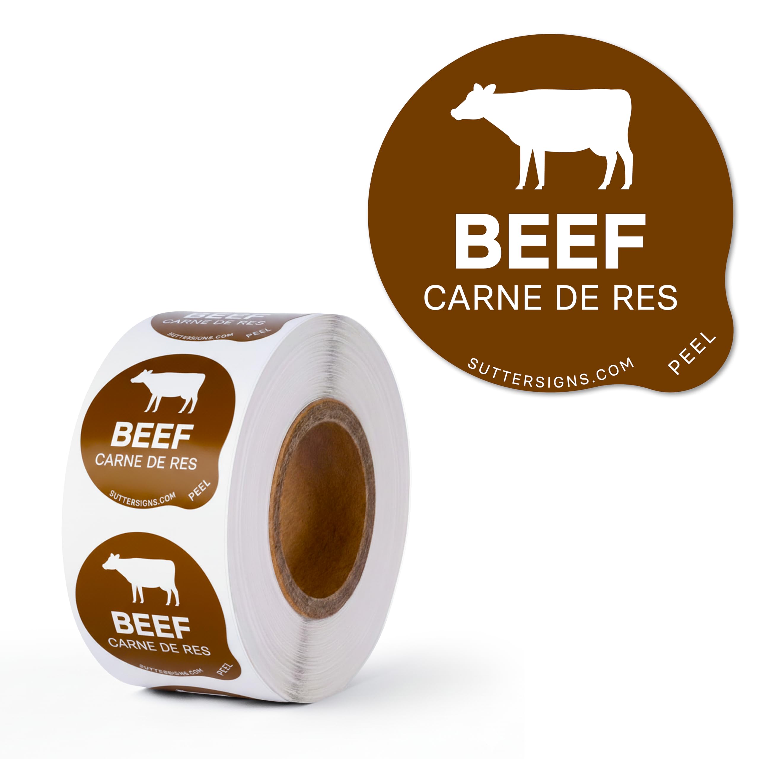 Beef Food Labels 500 pcs