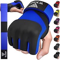 Vista 12 de WYOX Guantes interiores de boxeo de gel para hombres y mujeres, correas de muñeca rápidas de 31.5 in, protección acolchada para nudillos para Muay