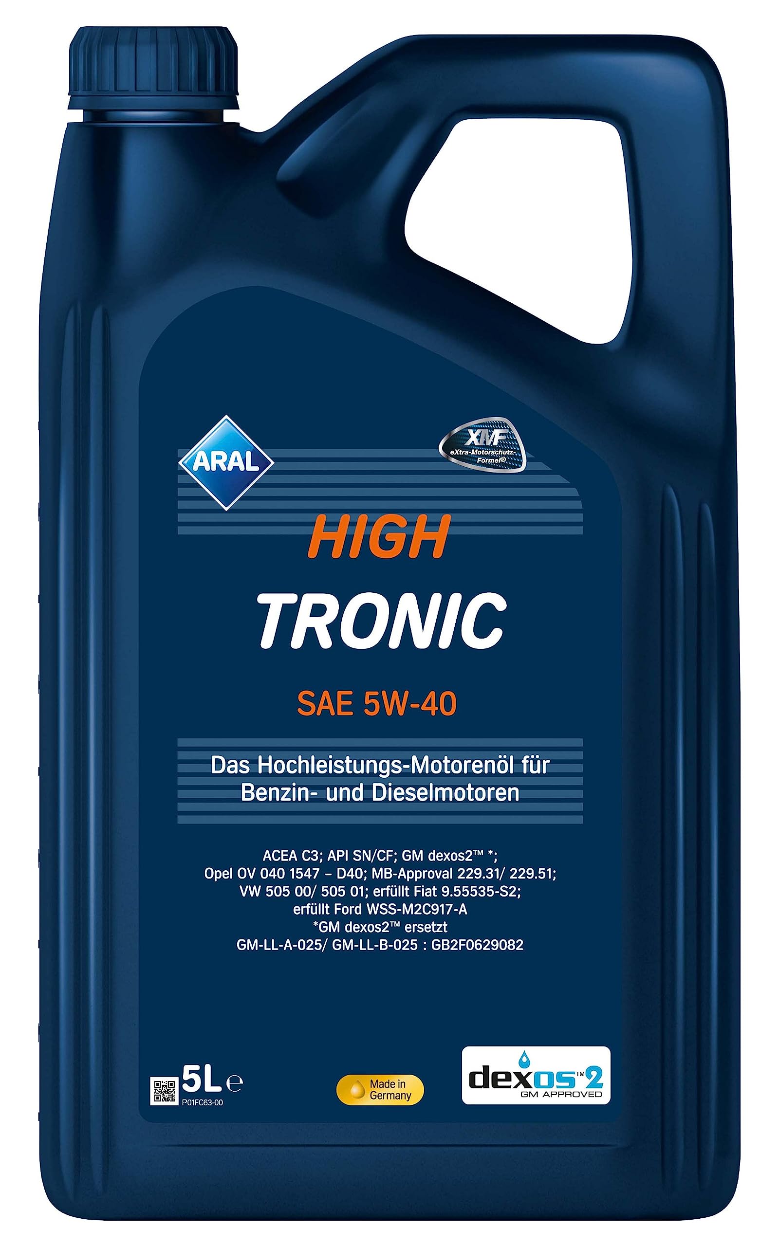 Aral HighTronic 5W-40 Motoröl, 5L