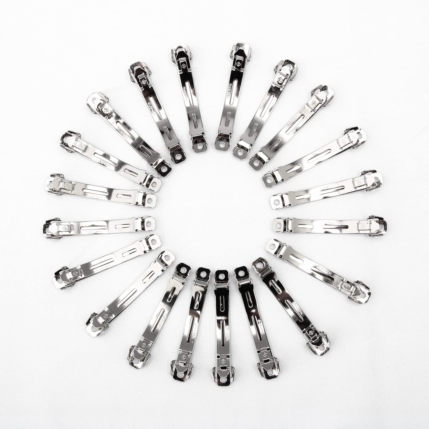 UJOY Two Pcs Hair Clips Barrette for Women (6cm) (Pack of 20)