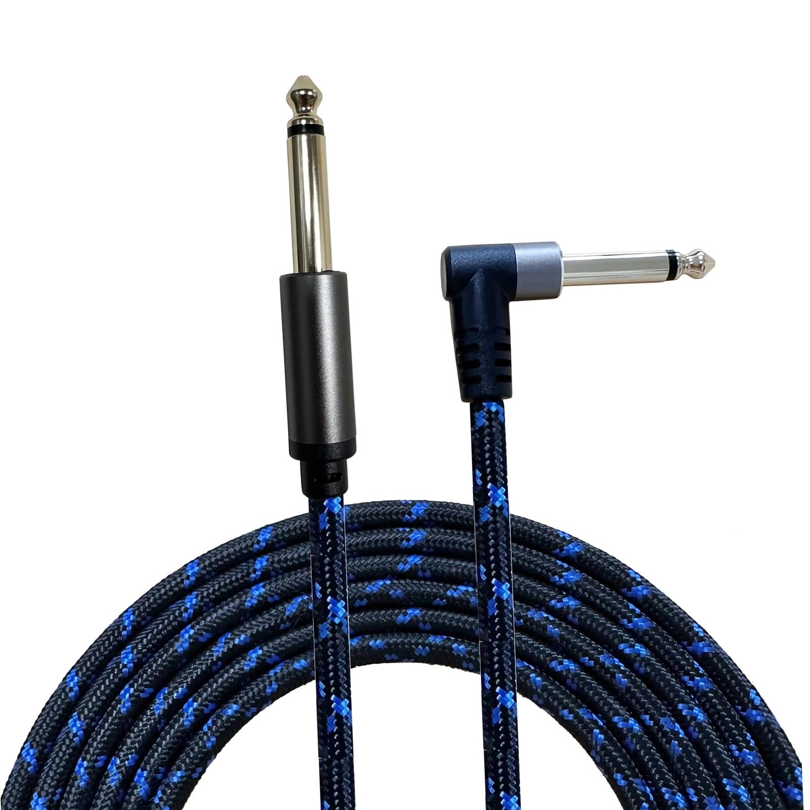 Universelles Gitarren Audiokabel Monokabel 6,5 Mm Für E-Gitarren Mischverstärker | Verbesserte Signalintegrität durch robuste Folienabschirmung, wodurch Störungen minimiert werden.(Type2,10m)