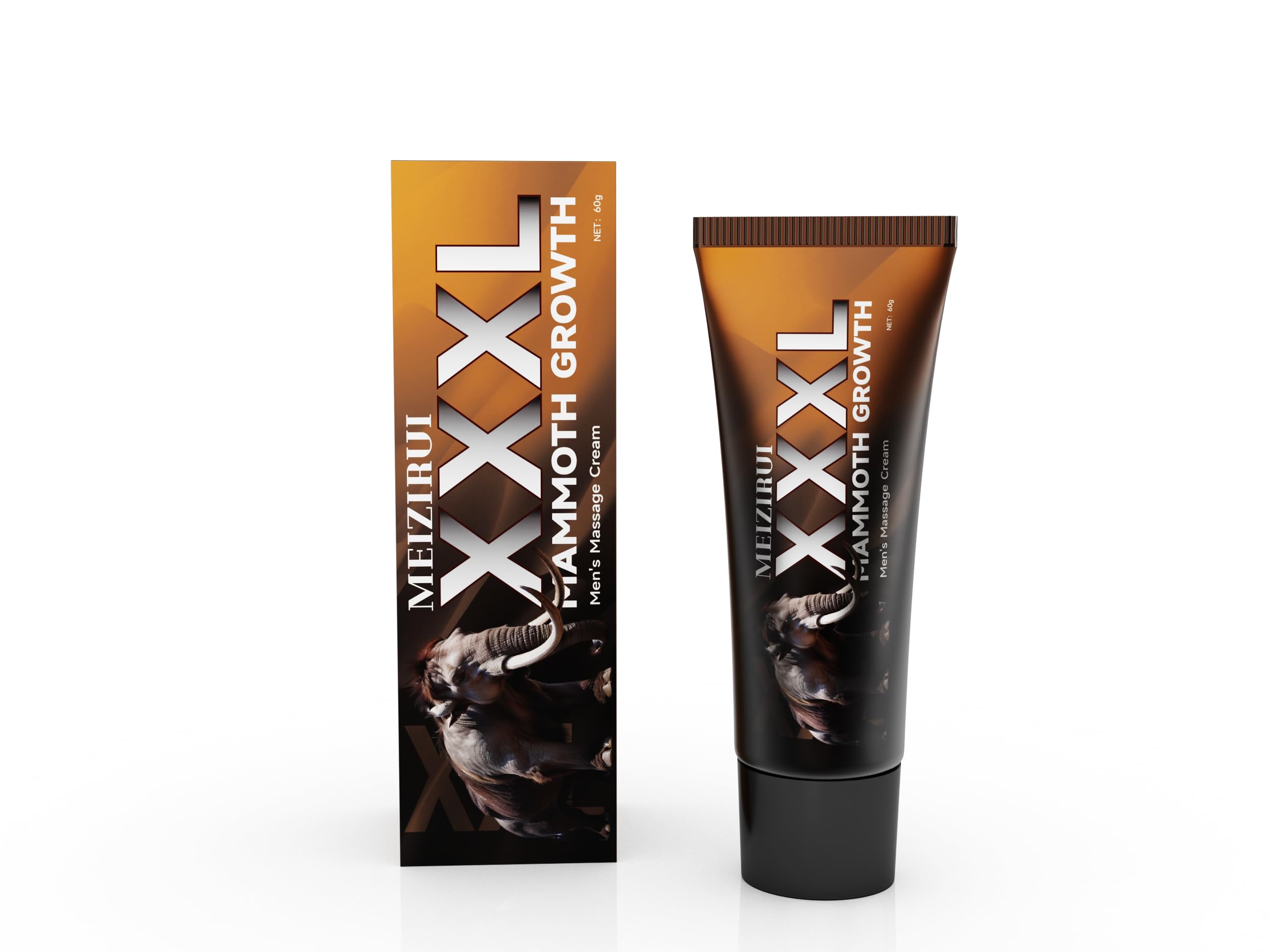 XXXL Mammoth Growth Extra Strength Massage Gel for Man – Men's Power Massage Cream for Increase Size, Huge Thickness, Strength and Prolonged Performance (XXXL Mammoth Growth)
