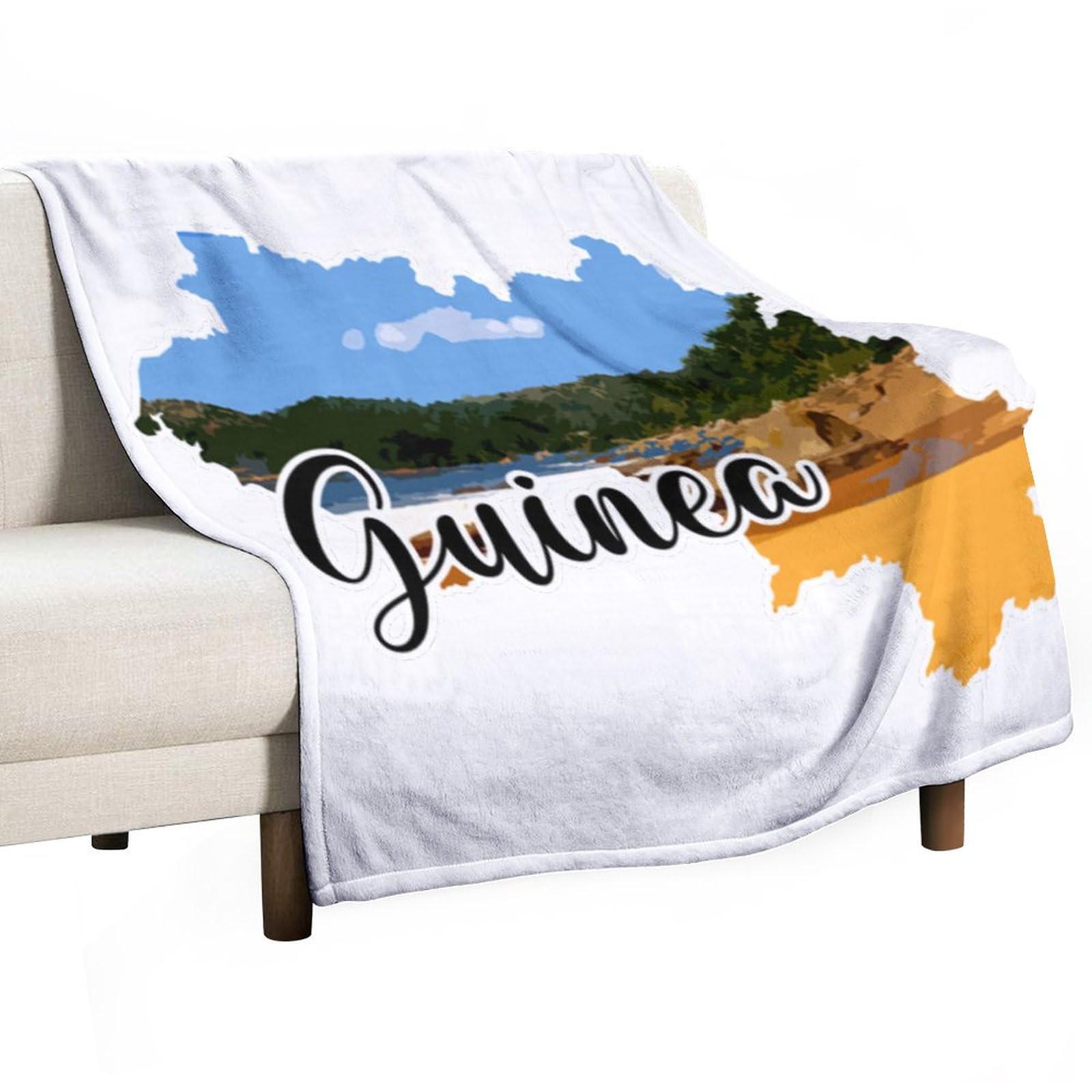 Couverture douce de Guinée pour des soirées cocooning confortables à la maison