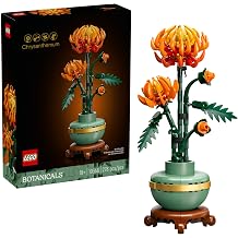 LEGO Botanicals Chrysanthemum Building Set for Adults Ages 18+ - Artificial Flower for Dinner Table Centerpieces &amp; Decoration - Gift for Birthdays - 10368