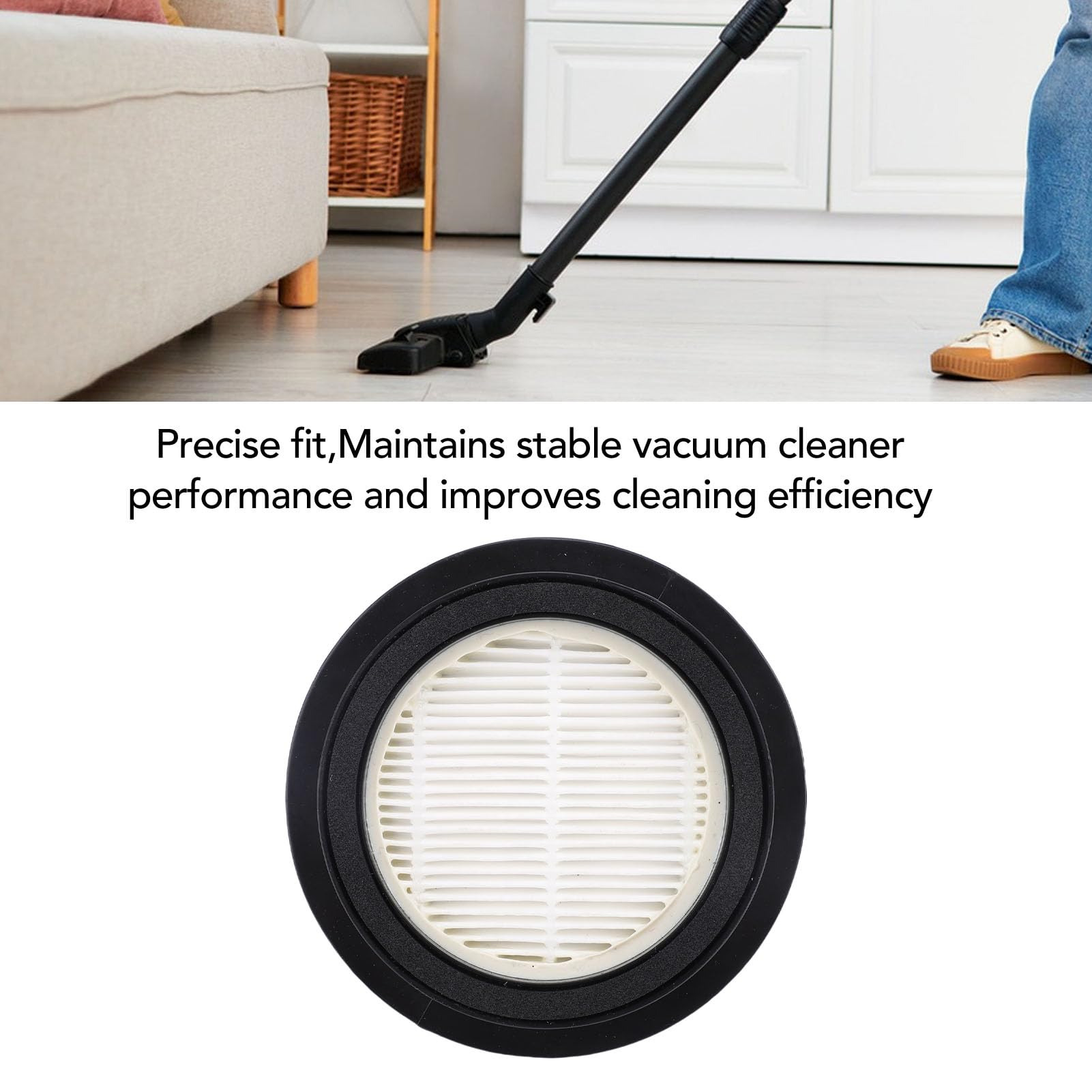 Asixxsix Filtres de Rechange pour Aspirateur Balai, Lot de 2, Réutilisables et Lavables, Compatibles avec les Aspirateurs Balais sans Fil P15, U15 et U16.