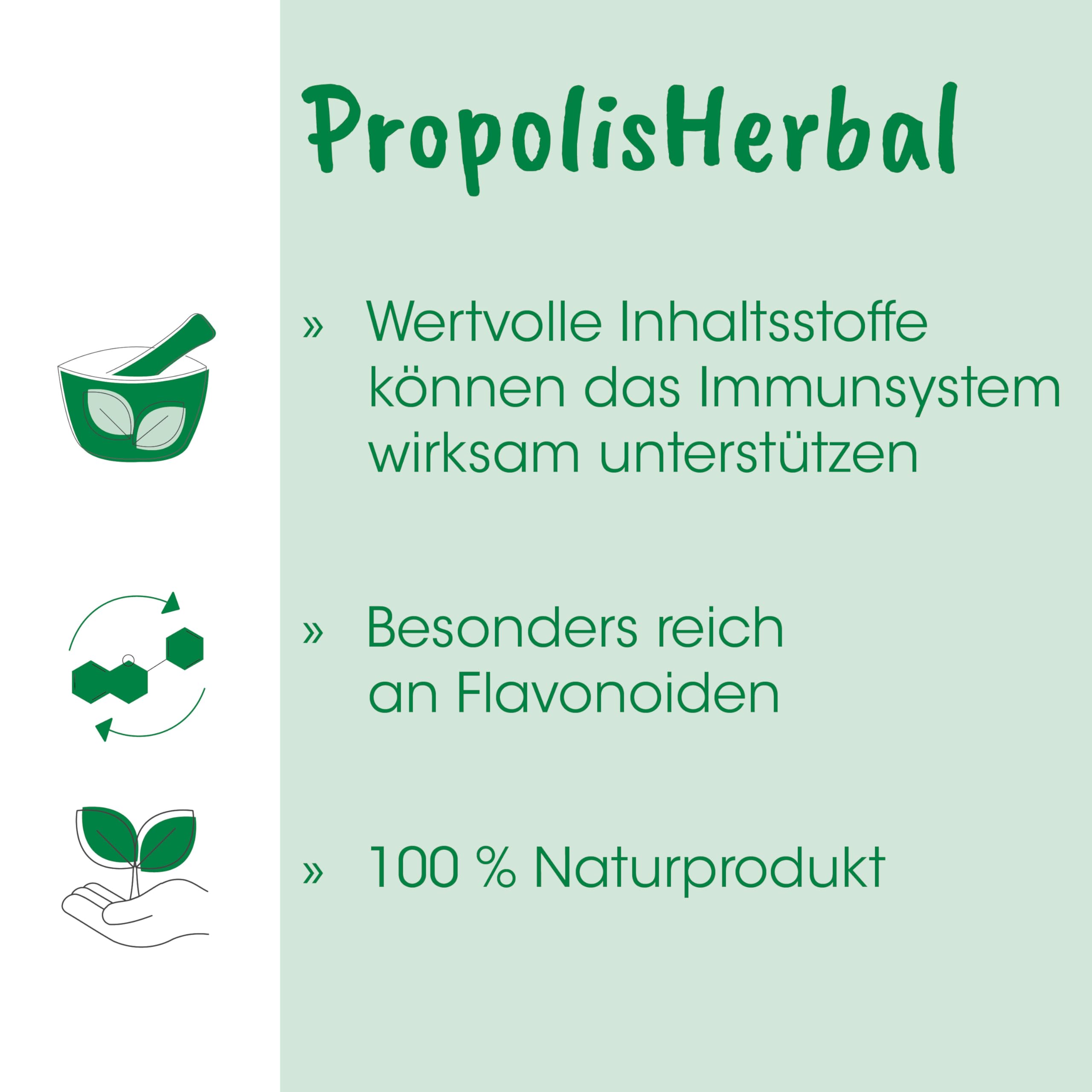 cdVet PropolisHerbal 190g - Propolis Nahrungsergänzung für Hunde, Katzen, Nager, Pferde und Haustiere durch Flavanoide und Spurenelemente