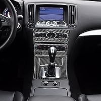 Vista 35 de NVCNX Real Premium Carbon Fiber Compatible with Infiniti G37 2011 2012 2013 Coupe Sedan Convertible Accessories Car Center Console Dash Dashboard