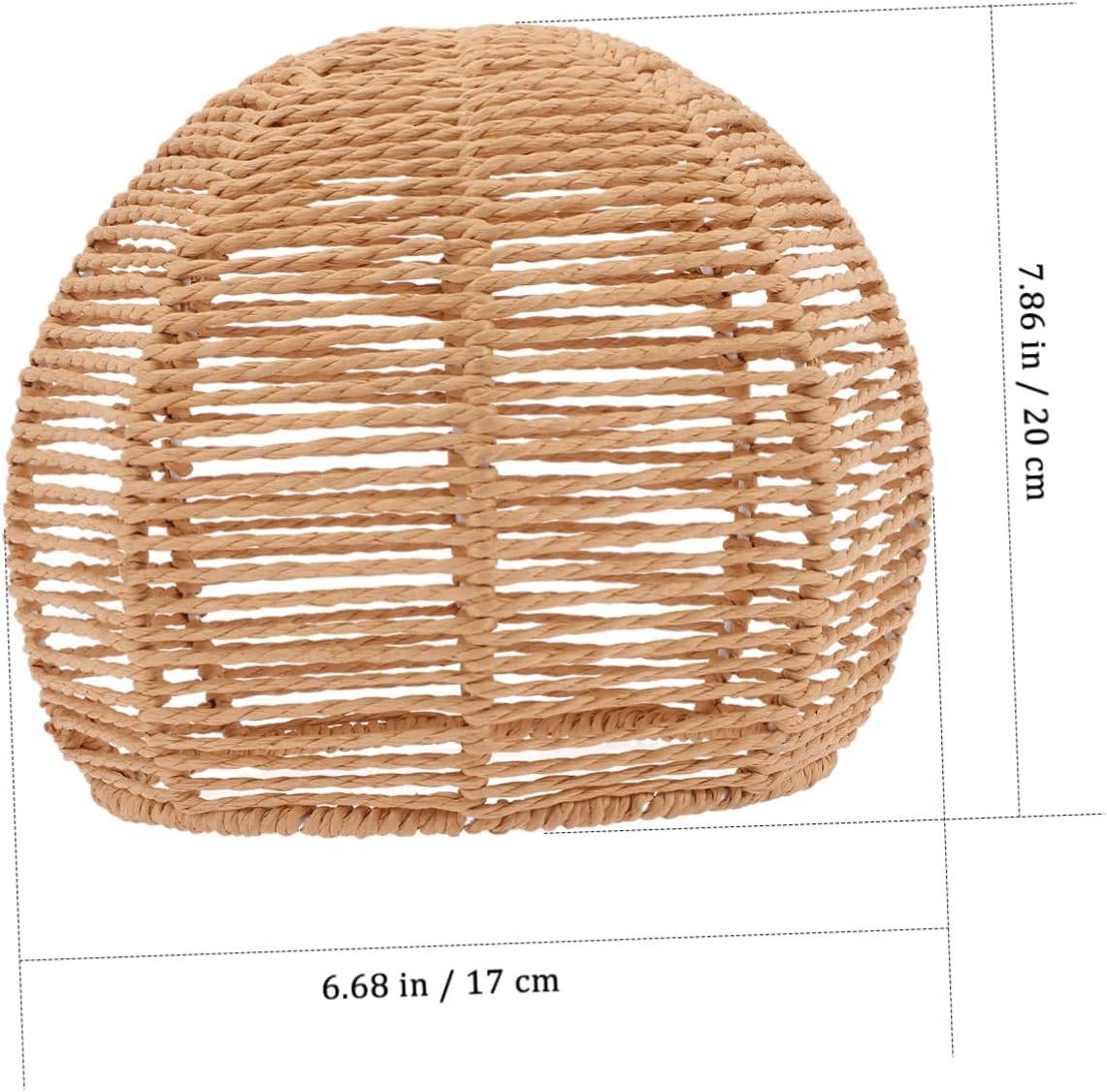 POPETPOP Rattan Lantern Chandelier Shade Hand Woven Ceiling Light Cover for Dining Room Rustic Home Decor Easy Installation Unique Design for Warm Atmosphere