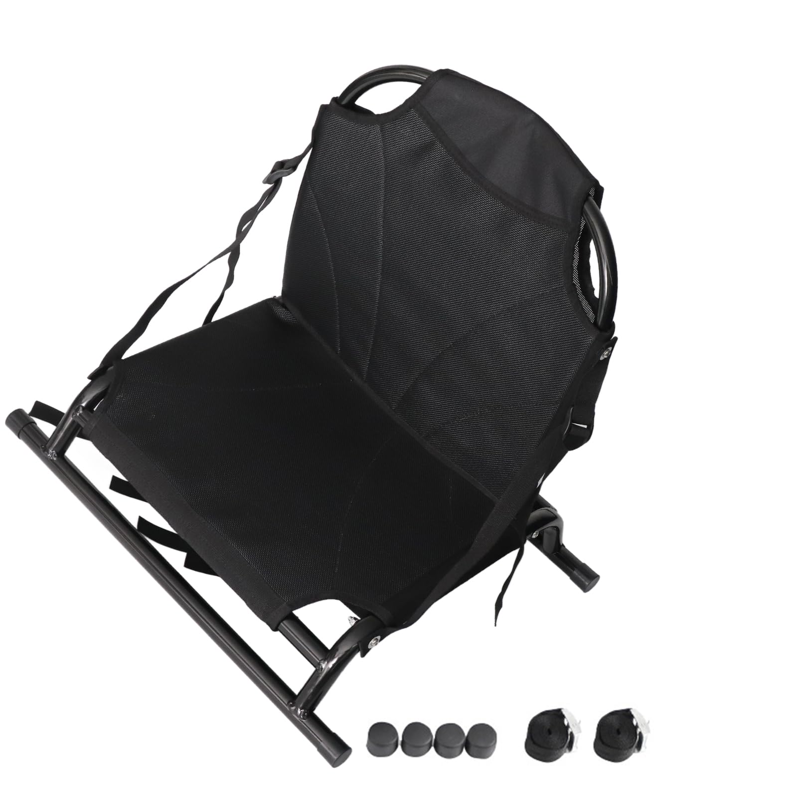 HUIOP Asientos de Canoa para Kayak, Silla de Tabla de Surf con Varilla de Acero con Respaldo, Barco Inflable, Silla Plegable Ligera con Soporte para la Espalda,Asientos de Canoa