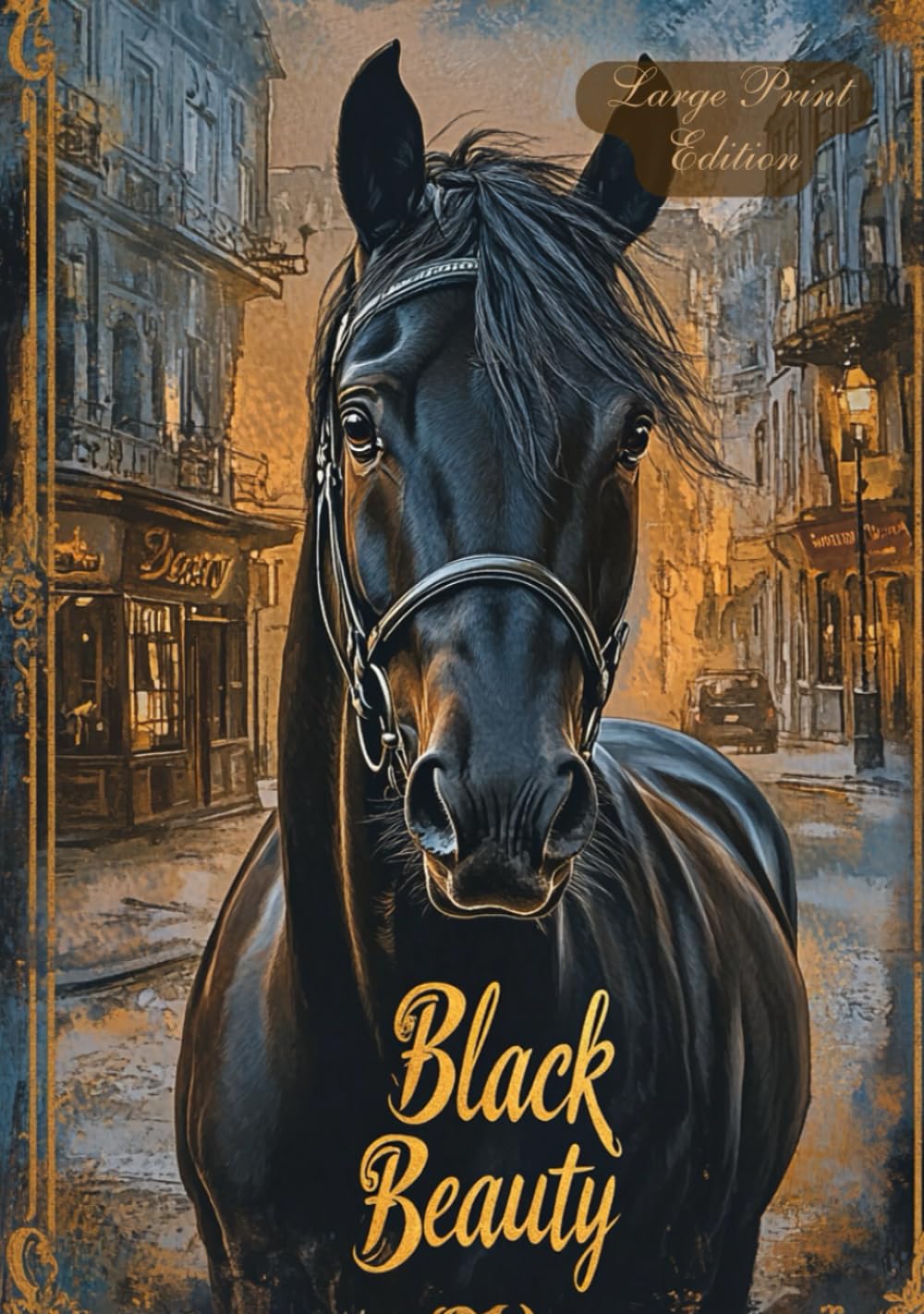 Black Beauty (Large Print Edition): A moral parable about man, animal, and the choice between cruelty and kindness