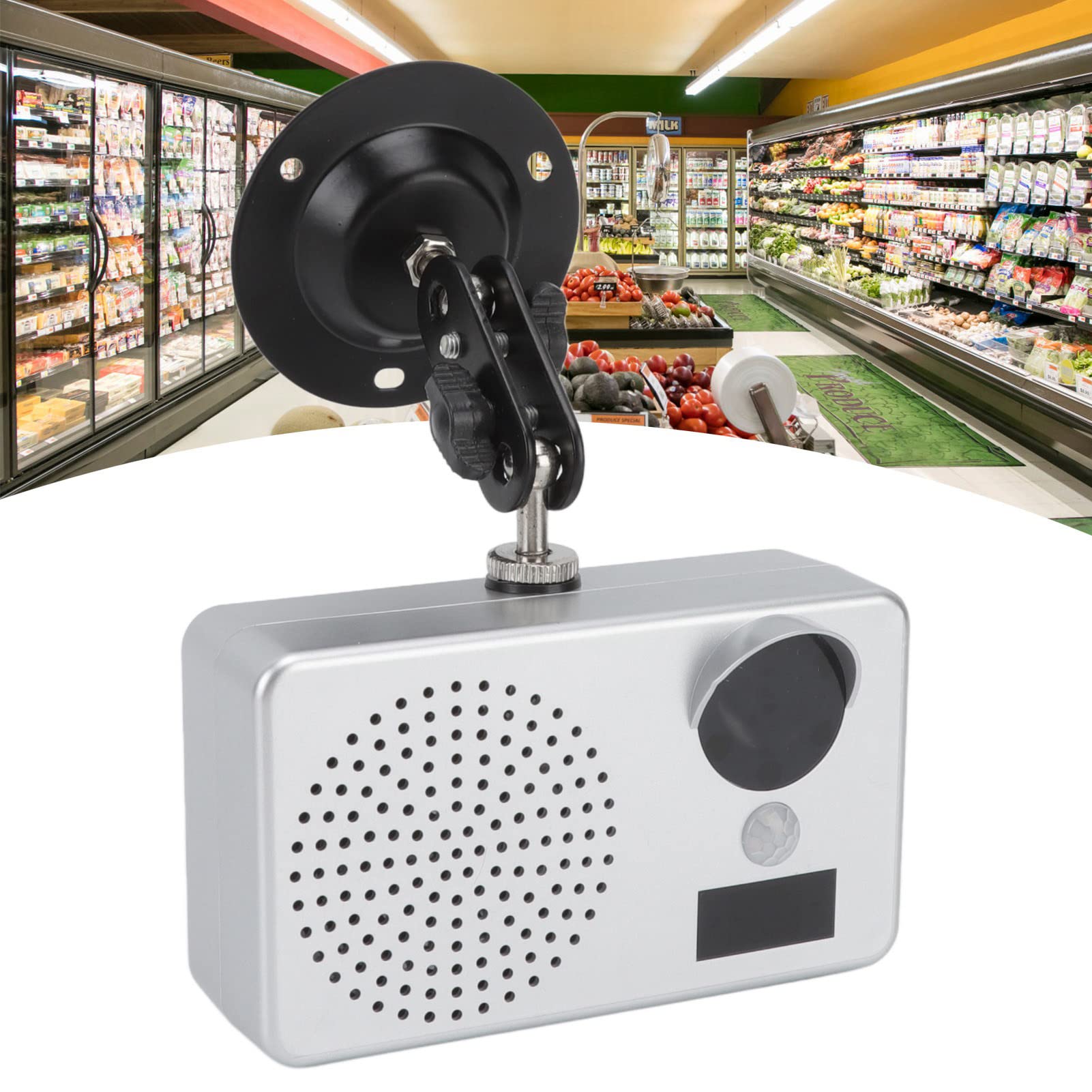 Timbre con Sensor de Movimiento USB de 5 V, IP43, Resistente al Agua, infrarrojo, con detección de Cuerpo Humano, Sensor de Voz, Alarma para Uso en Interiores y Exteriores.