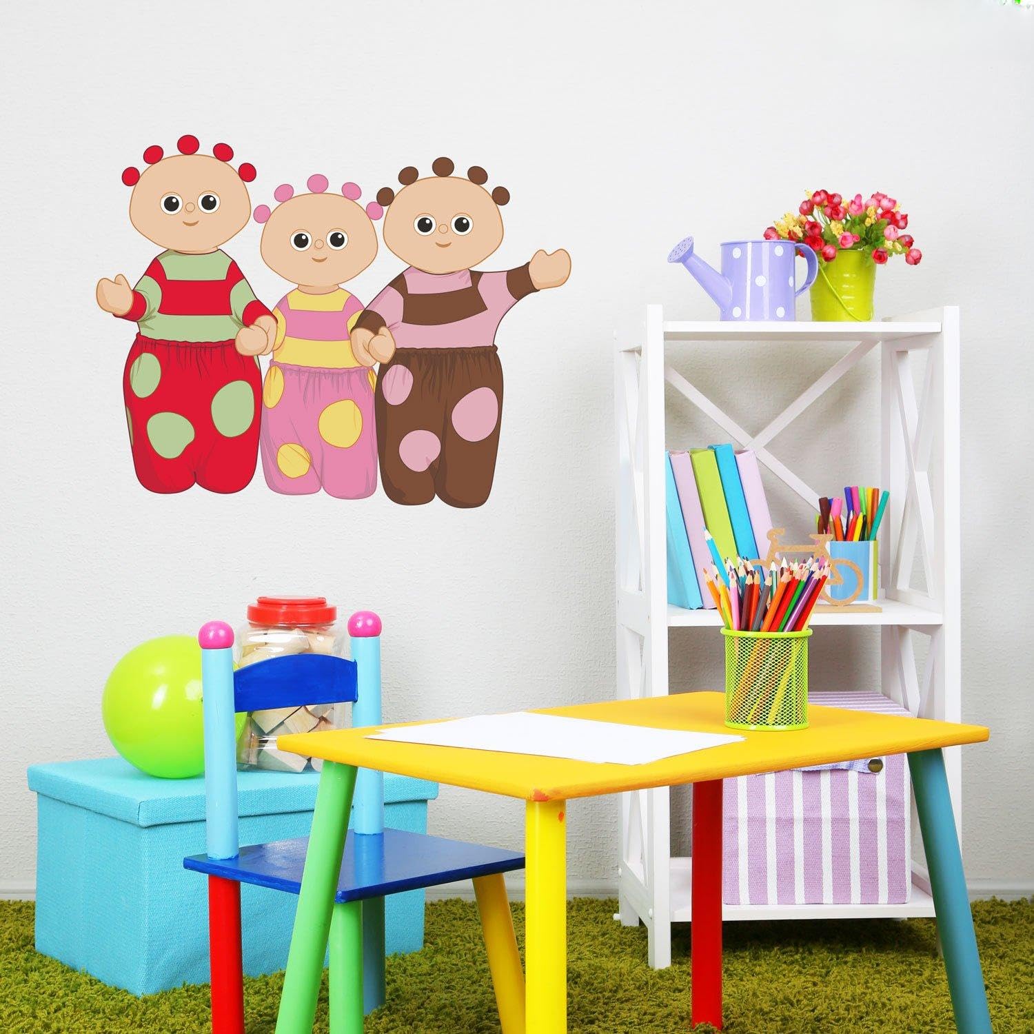 Stickerscape Tombliboos Wall Sticker (Large Size) | Official In The Night Garden Wall Sticker