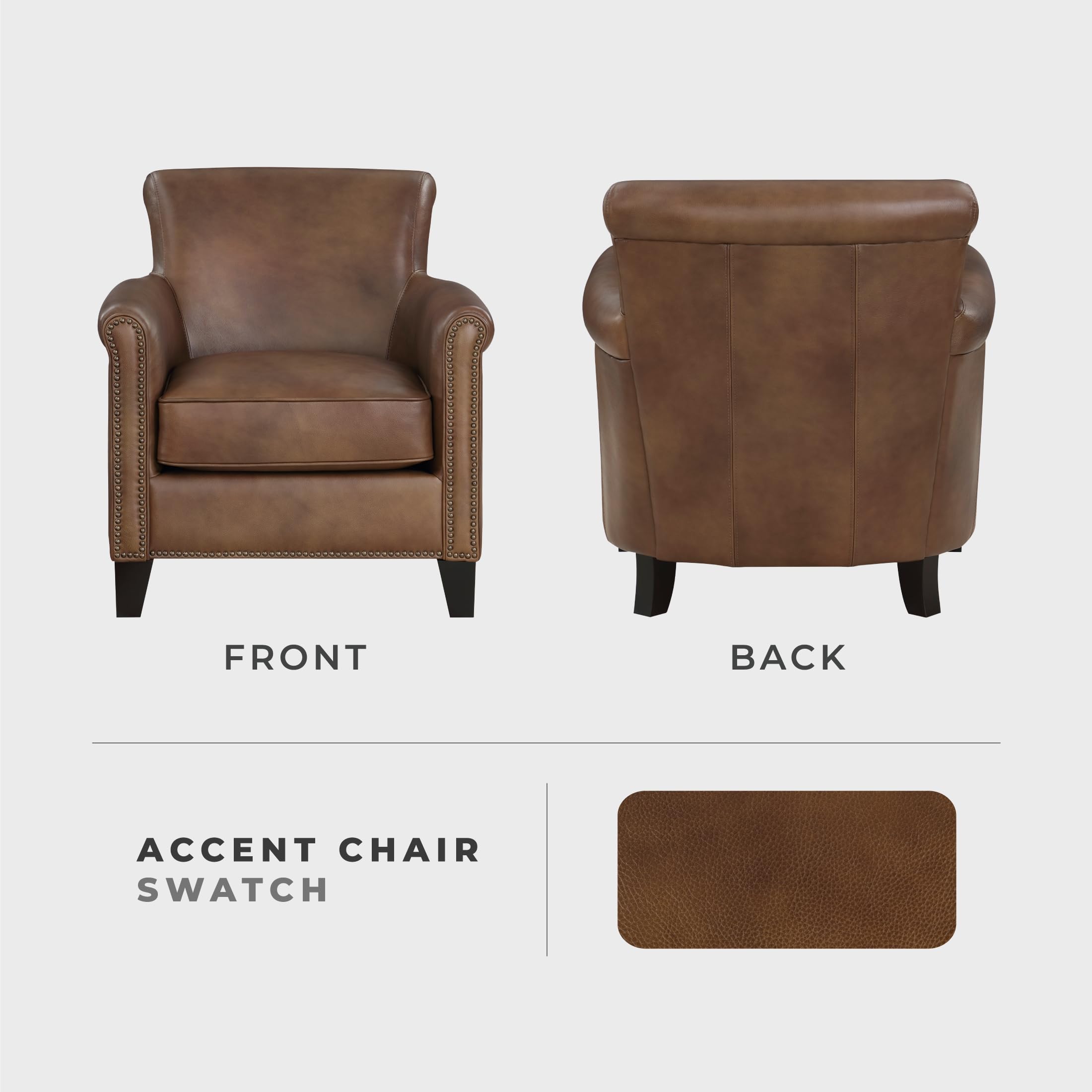 Amazon.com: Lexicon 100% Top Grain Genuine Leather Chair