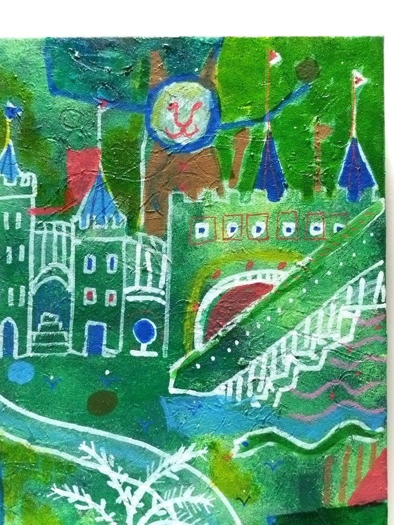 アクリル画　輸入品　絵　インテリア雑貨　絵画　絵画 猫インテリア✨アクリル絵✨アクリル絵画✨絵画✨テクスチャー