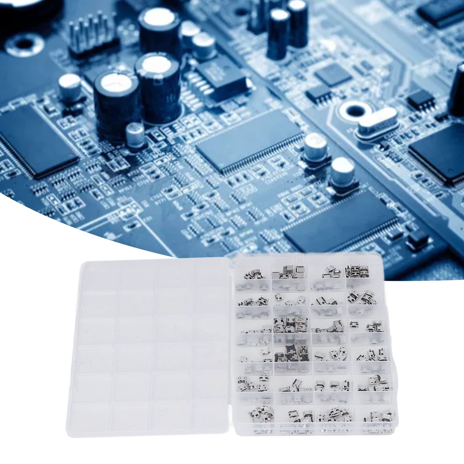 Micro Usb Repair Connector Walfront 240-Piece Micro USB Socket ...