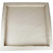 Rubber Mold for Concrete, Slate Texture, Wall and Column Cap/Hearthstone/Paver Mold, 27" L x 27" W x 2.25" D
