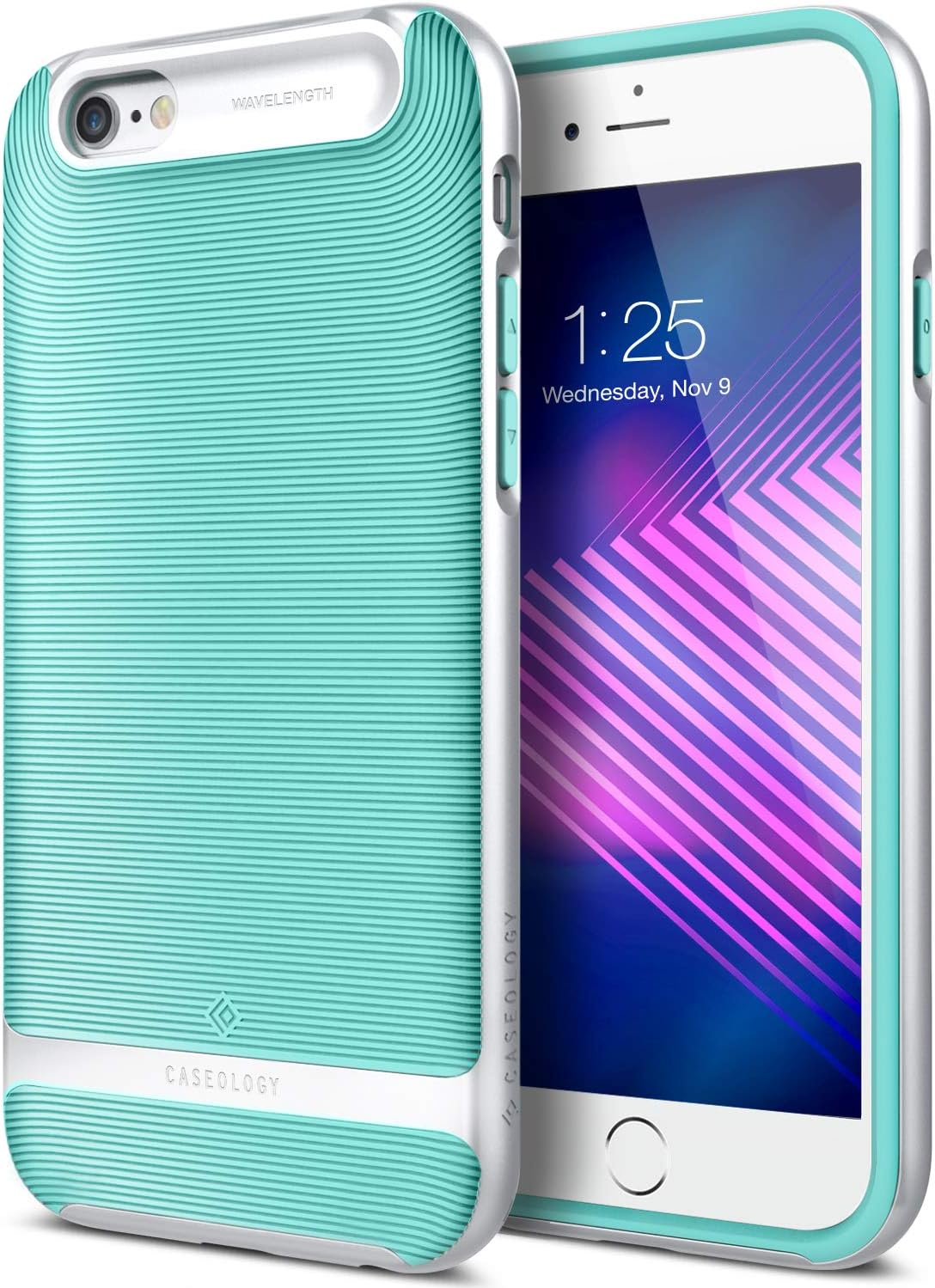 Caseology Wavelength for Apple iPhone 6S Plus Case (2015) / for iPhone 6 Plus Case (2014) - Mint Green (D)