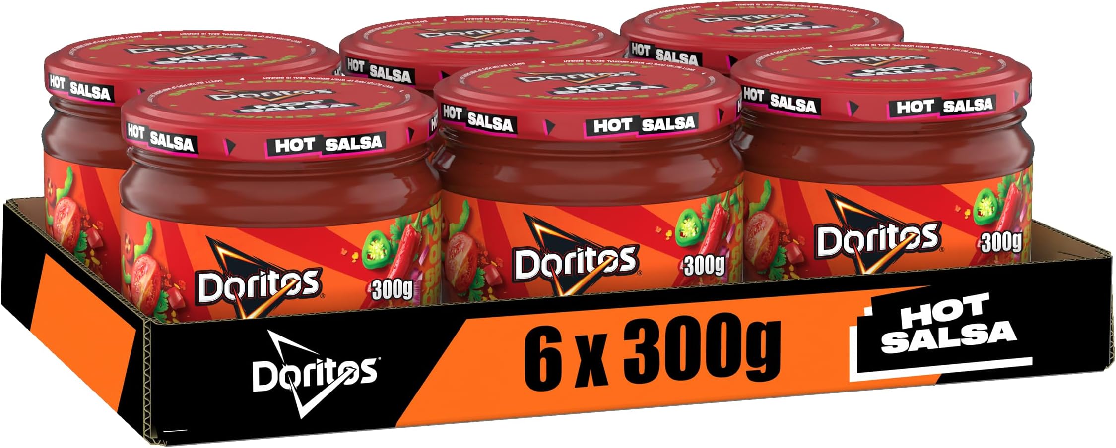Doritos Hot Salsa Jar, 300 g