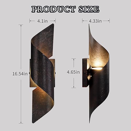 Miniatura 3 de Luz LED de pared hacia arriba, luz de porche, luz LED exterior montada en la pared, moderno aplique de pared al aire libre, lámpara para interiores