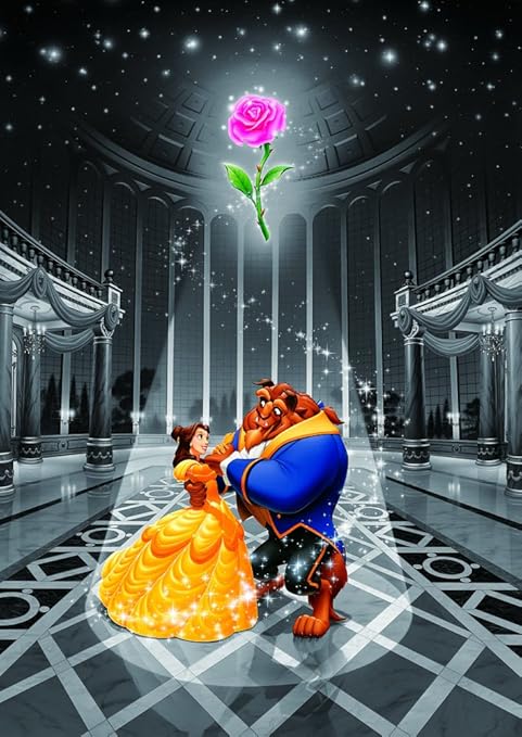 Amazon 500ピース ジグソーパズル 美女と野獣 マジック オブ ラブ ぎゅっとシリーズ フロストアート 25x36cm おもちゃ おもちゃ