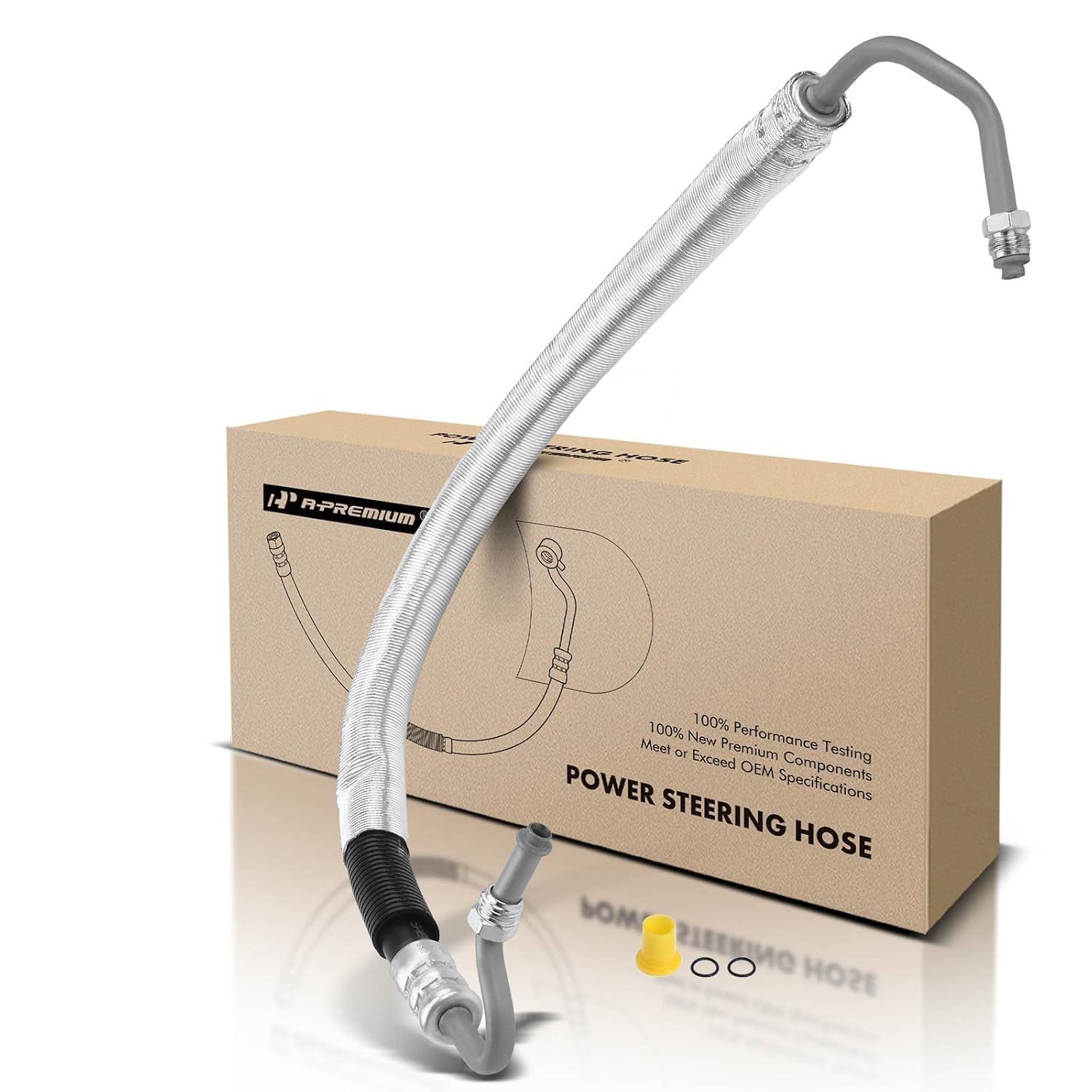 Mangueira de Direção Hidráulica A-Premium - Conjunto de Mangueira de Pressão Compatível com Cadillac XTS 2013-2019 e Buick LaCrosse 2010-2016 Allure - Mangueira Intermediária Inferior