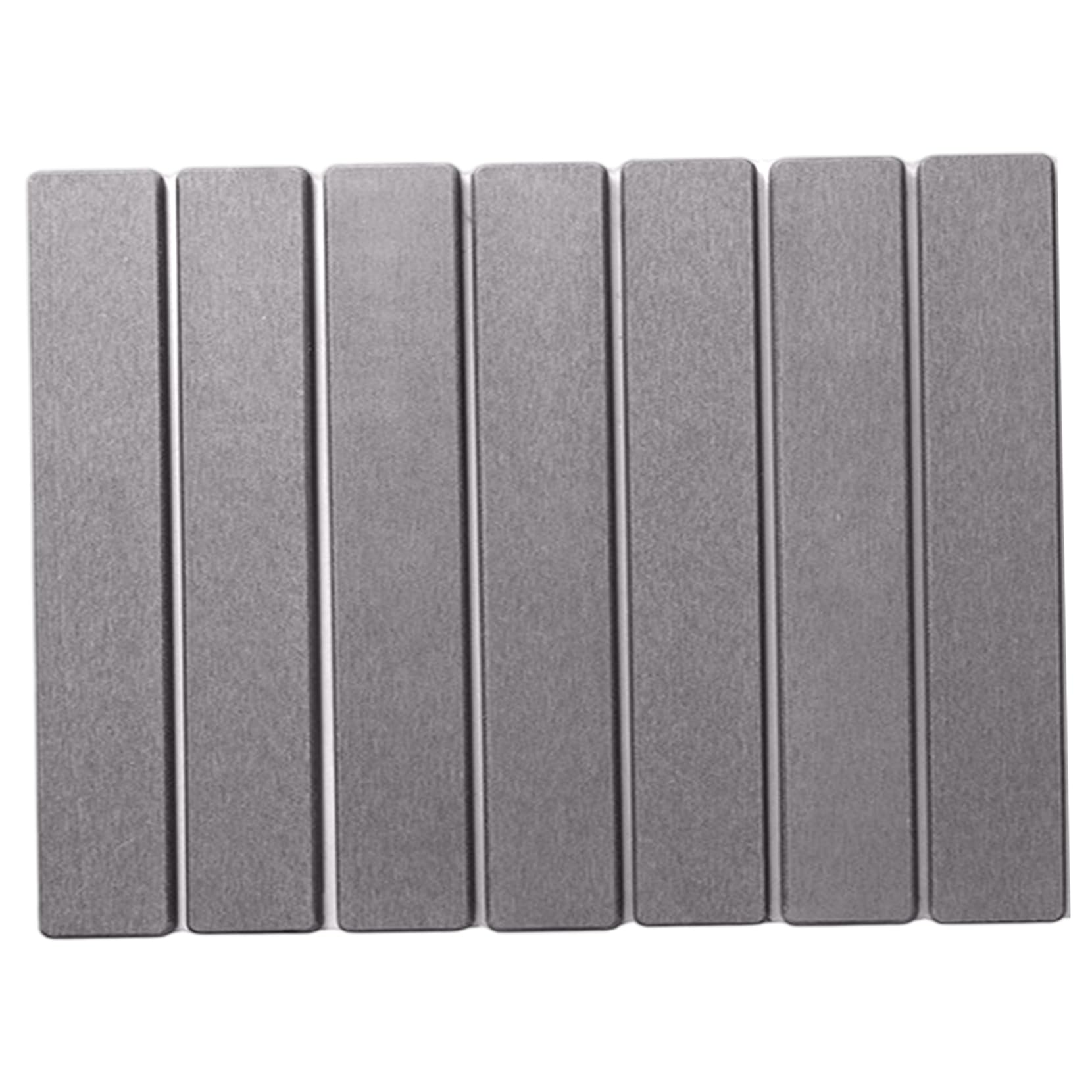Nukinp Diatomite Stone Bath Mat 11.8x15.8 Non Slip Foldable Absorbent Bath Mat Quick Dry for Bathtub, Toilet, Shower &1