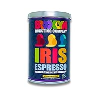 Vista 2 de Brooklyn Roasting Company Fair Trade - Mezcla de café arábica de grano entero, bolsa de 12 onzas