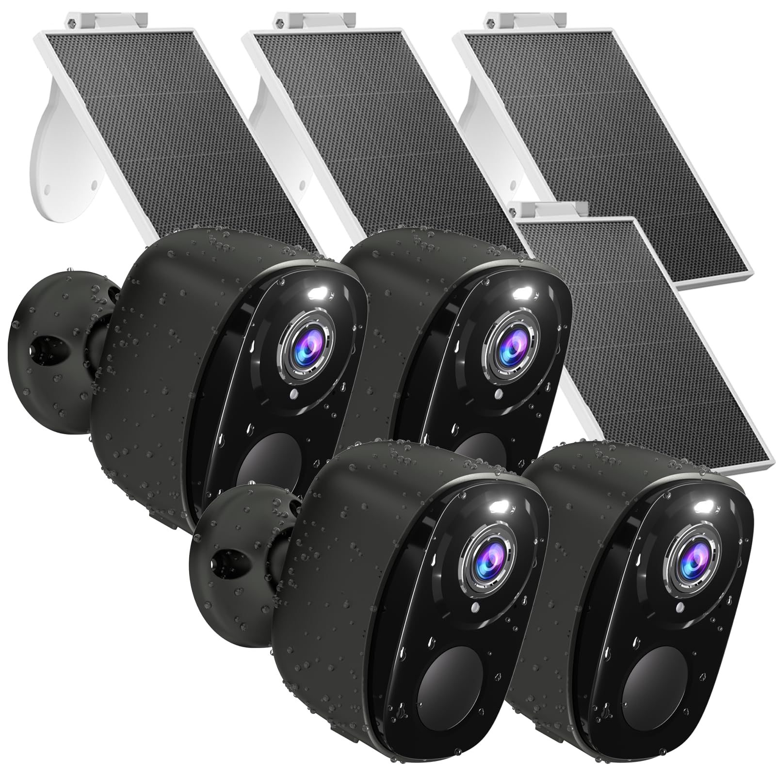 Amazon.com : Security Cameras Wireless Outdoor 4Pack, 2k WiFi Cameras ...