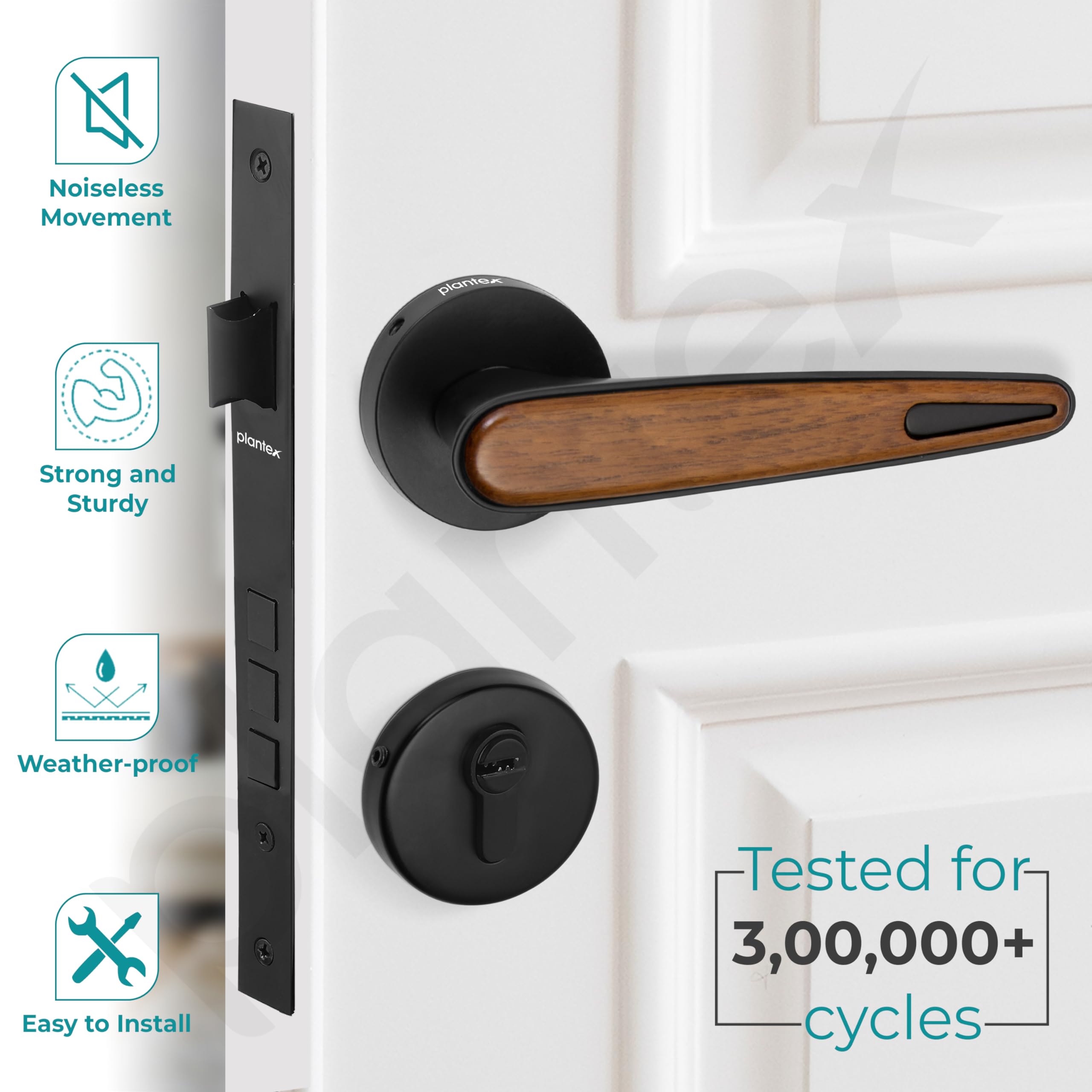 Plantex Mortise Lock - Secure & Stylish Door Lock -3 Plantex Mortise Lock - Secure & Stylish Door Lock -3
