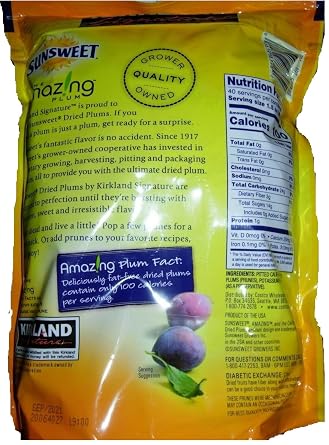 Signature's Dried Plums Pitted Prunes, 3.5 Pounds