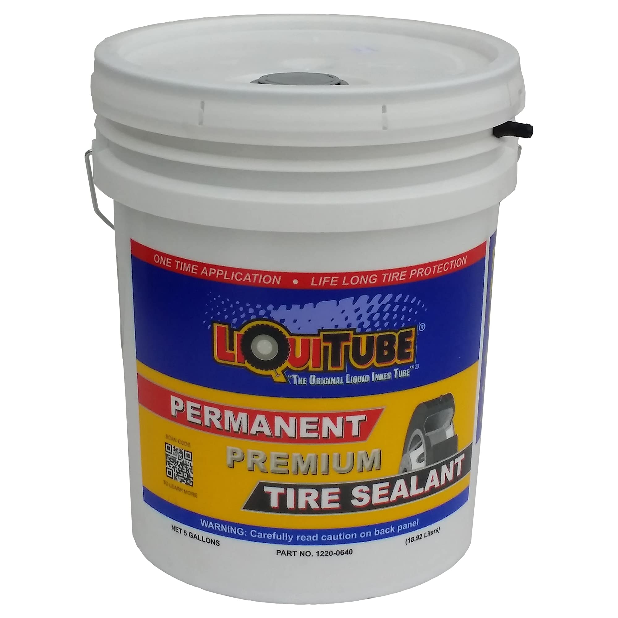 LiquiTube Permanent Premium Tire Sealant (5 Gallon Pail) / 1220-0640