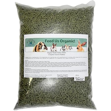 Amazon.com : Modesto Milling Organic Rabbit Pellets 9.75Lbs. : Pet Supplies