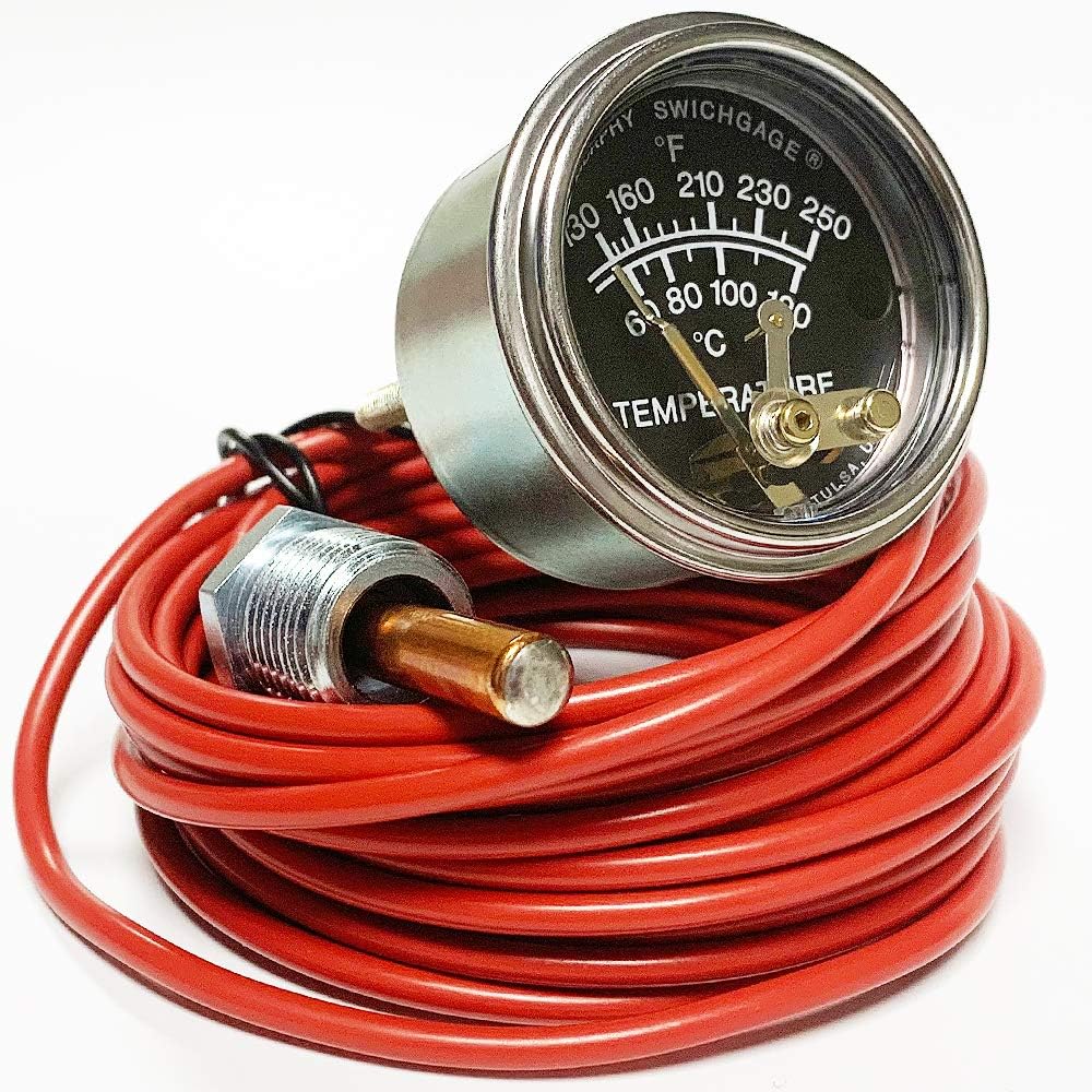 Murphy by Enovation Controls 20T-250-16-1/2 Temperature Swichgage (10702048)