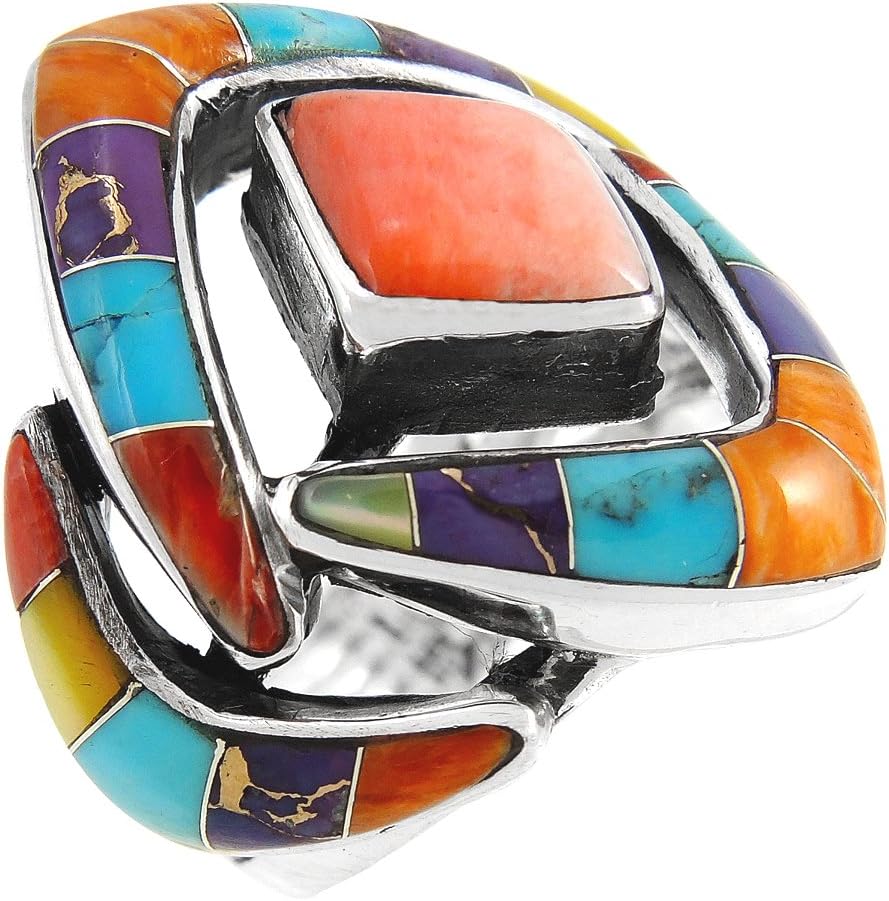 Turquoise Ring in Sterling Silver 925 - Image 3