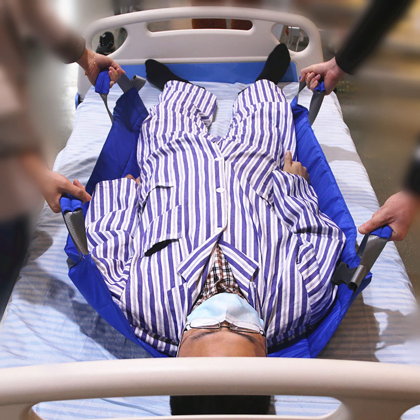 Arnés de seguridad para transferencia, cinturón de asistencia para movimiento, almohadilla de posicionamiento, sábana de arrastre, tabla de transferencia de pacientes, tapete deslizante protector