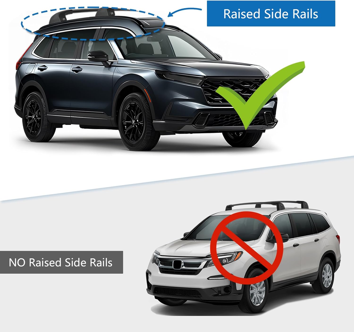 Roof Rack Cross Bars Compatible with Honda CRV CR-V 2023-2026, Adjustable Aluminum Heavy Duty 300 LBS Anti-Theft Lock Cargo Carrier Rooftop Crossbar Accessories for Bike, Basket, Snowboard, Luggage