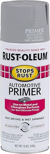 Rust-Oleum 2081830-2PK Stops Rust - Imprimación automotriz, paquete de 2, gris claro, paquete de 2