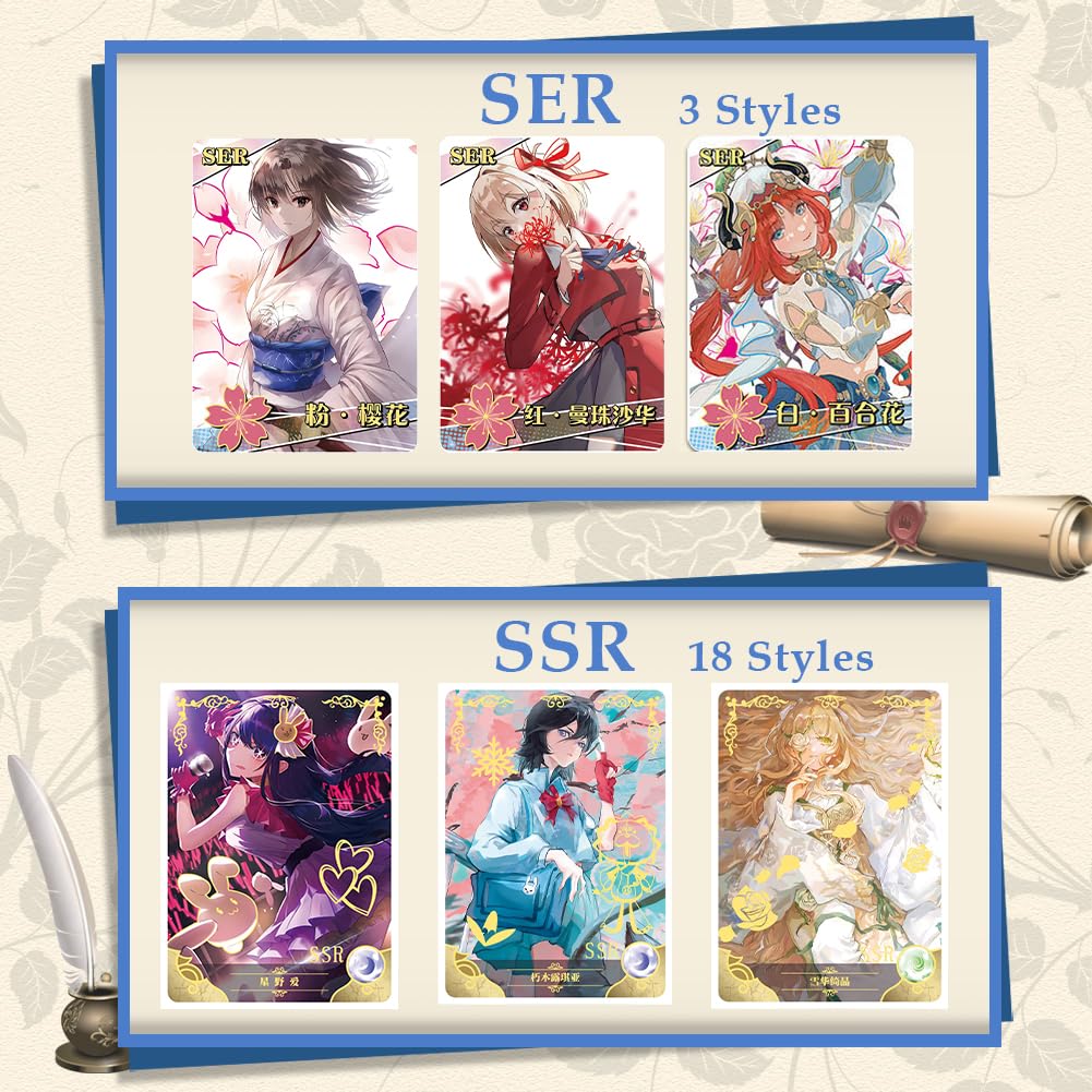 RiTeDei Goddess Story 1YUAN12-10 Packs, Waifu Card Carnival Goddess Card (NS1-12 Pack), 6.3 cm x 8.8 cm x 0.1 cm - Image 2