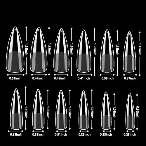 Miniatura 5 de Puntas de uñas cuadradas L sin curva C, media cubierta transparente mate  Puntas planas rectas cuadradas cónicas para diseño de uñas acrílicas