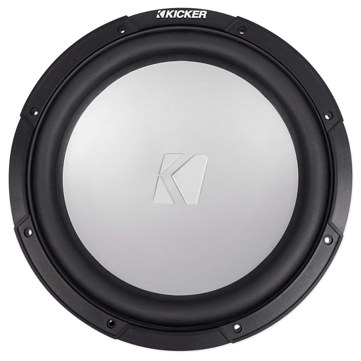 Kicker 45KM122 12" 350w Marine Boat Subwoofer Sub KM12 Bundle with Rockville DBM12 2000w Mono Amplifier w/Covers+Bass Remote & Rockville RMWK4 Amplifier Install Wire Kit (3 Items)