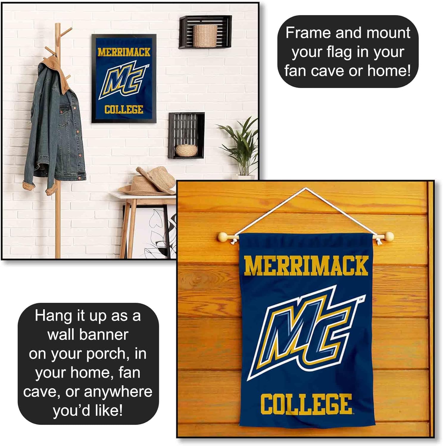 Merrimack College Garden Flag - Image 5
