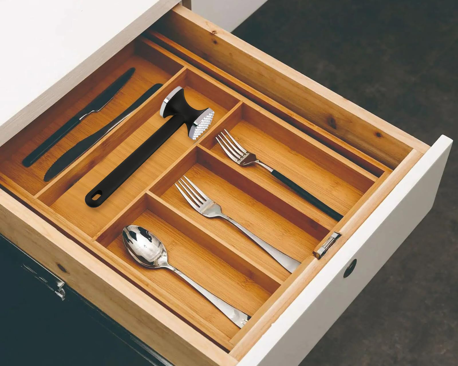 ds. distinctive style Tenderizer do mięsa dwustronny młotek kuchenny do kurczaków spłaszczacz z wygodnym uchwytem 9,6 cala młotek do mięsa