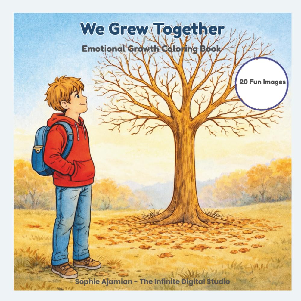 We Grew Together: A Wordless Coloring Story About Caring and Growing (Grow Safe & Strong – Coloring Stories for Kids)